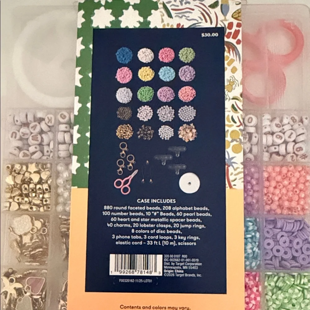 Roller Rabbit Accessory Making Kit - Multi Color Bead Set - Picture 4 of 5